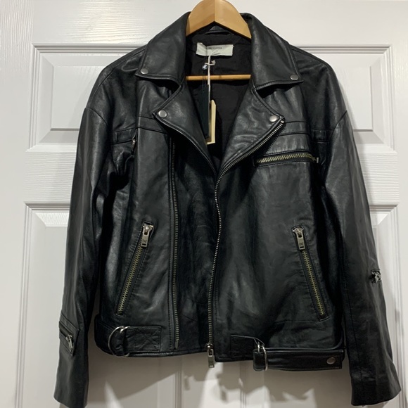 📌 Rare NWT One Teaspoon Smiley Leather Jacket - Picture 4 of 9